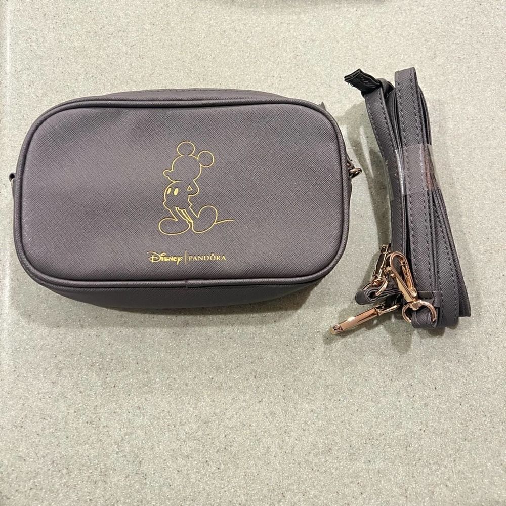 Disney X Pandora Gray small Crossbody Bag NWOT - Picture 1 of 4